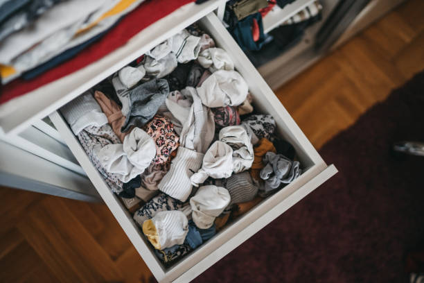 istock Wardrobe full of clothes 1241374713