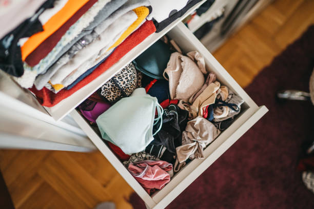 istock Wardrobe full of clothes 1241374723
