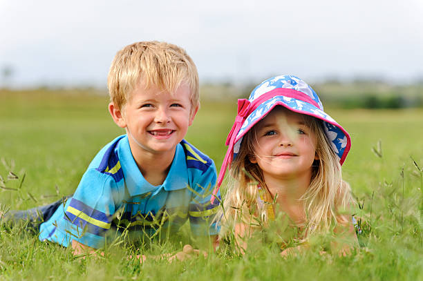 istock brother and sister happy 124143979
