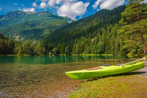 istock Scenic Bavarian Lake Kayaking During Summer Season 1241477621