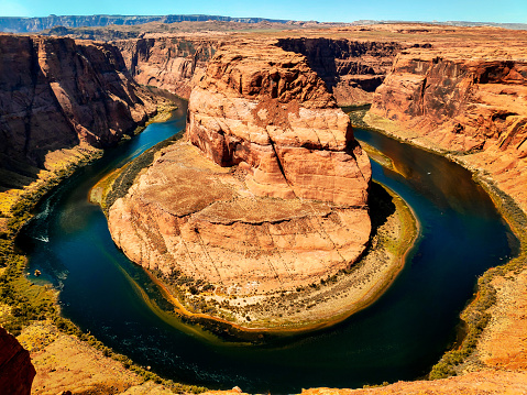 Spectacular horseshoe curve in Page, Arizona