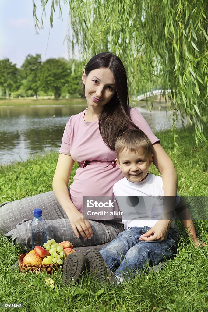 Picknick mit der Familie - Lizenzfrei Kind Stock-Foto