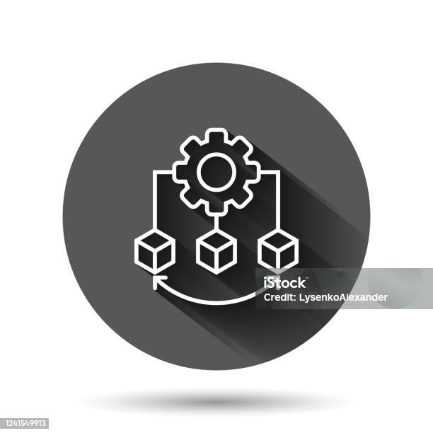 Icône De Technologie Dapi Dans Le Modèle Plat Illustration Vectorielle ...