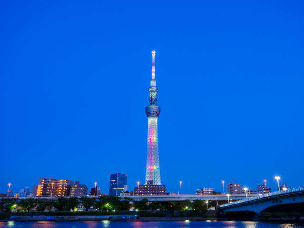 istock Seven-color illuminated Tokyo Sky Tree 1241555067