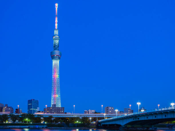 istock Seven-color illuminated Tokyo Sky Tree 1241555068
