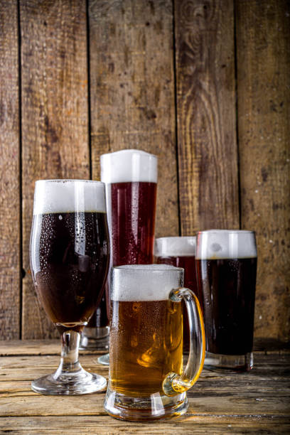 istock Set of various beer glasses 1241619287