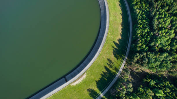 Reservoir, storage basin of pumped-storage plant