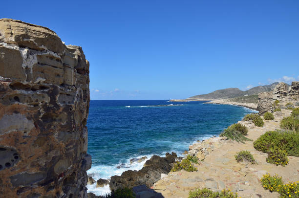 istock Mediterranean coastline. Messenia, Greece 1241641822