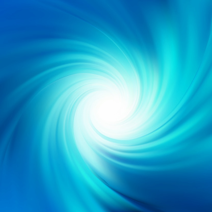 Blue rotation twirl water. EPS 8 vector file included