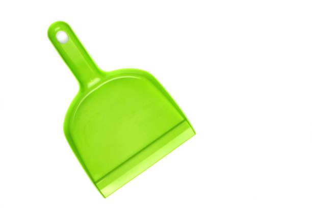 istock plastic scoop green isolated on a white background, top view 1241713664