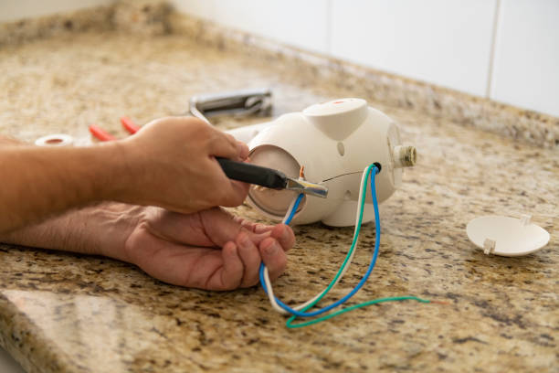 istock Repairing an electric kitchen faucet 1241714322