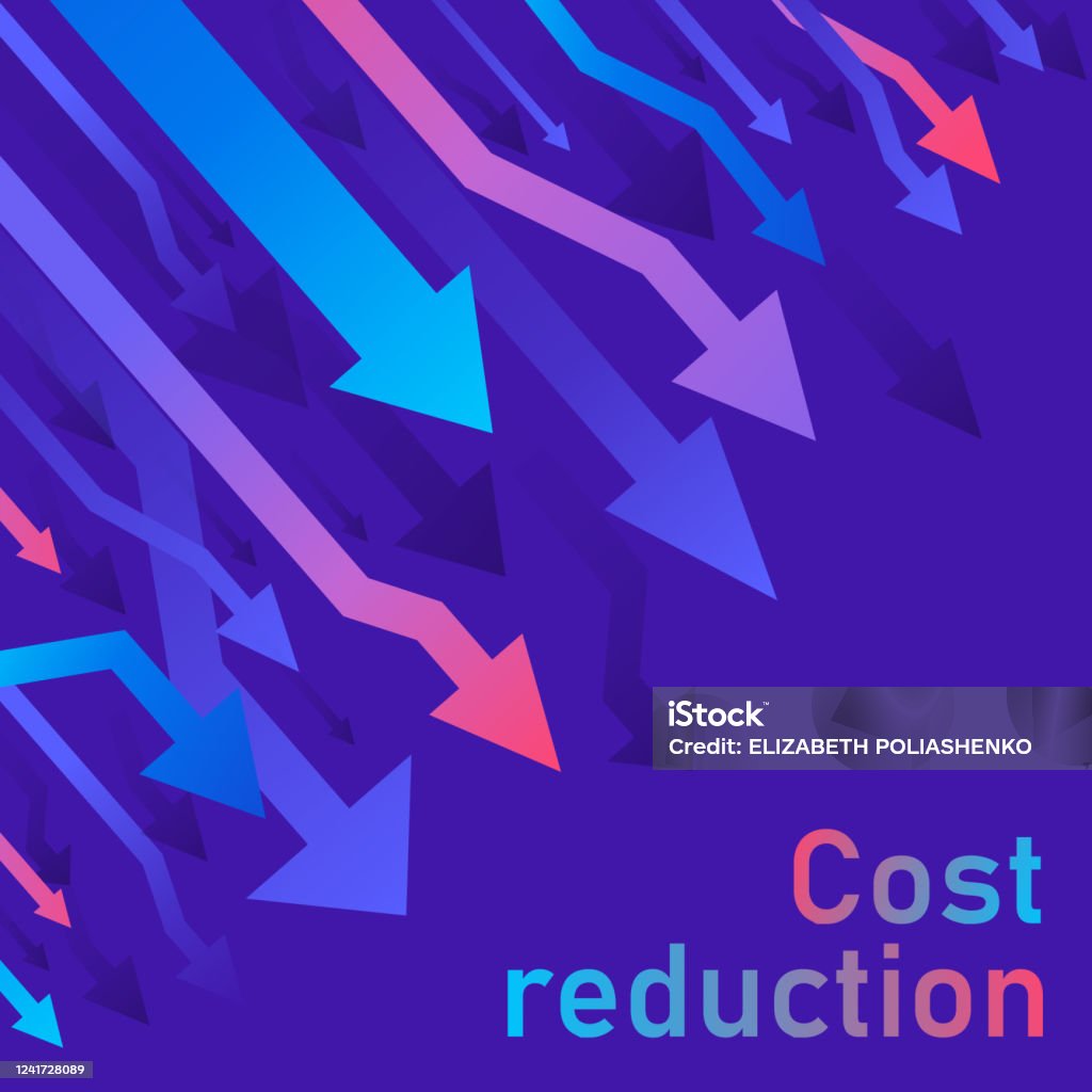 premium vector | cost reduction concept. business lost... Cost Reduction Crisis Stock Illustration - Download Image Now ...