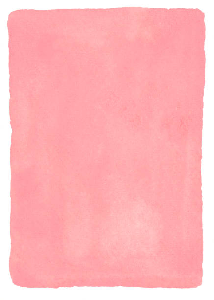 istock Pink watercolor  background on a white paper 1241738389