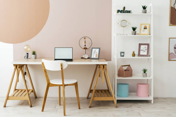 istock Contemporary room in house with modern interior 1241738441