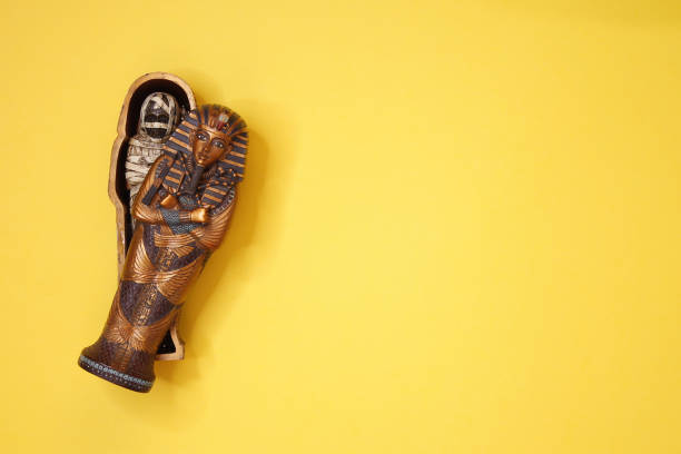 istock Ancient Egyptian Pharaoh's Sarcophagus With a Mummy Inside 1241741330