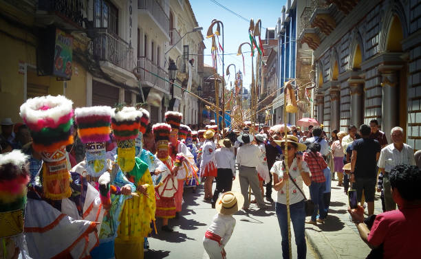 Traditional parade in honor of Saint Roque , with \