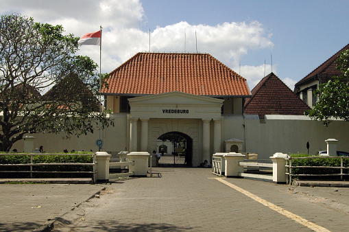 Fort Vredeburg in Yogyakarta, Indonesia, known as one of the historical sites of the city