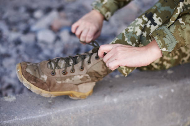 istock Military woman 1241778508