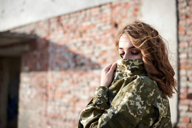 istock Military woman 1241780699