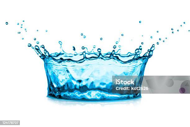 Splashing Water Stock Photo - Download Image Now - Circle, Close-up, Color Image