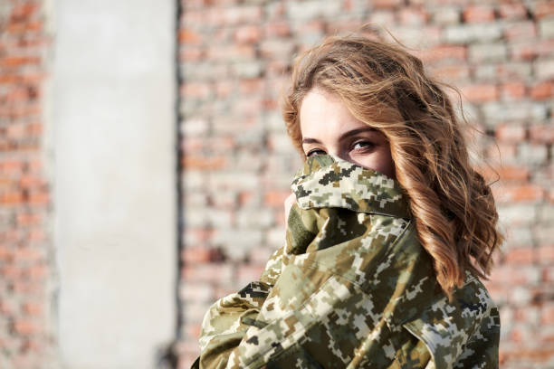 istock Military woman 1241789044