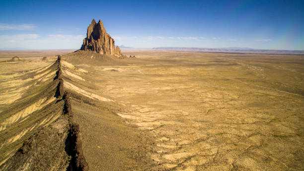 istock Aerial view of desert 1241813758