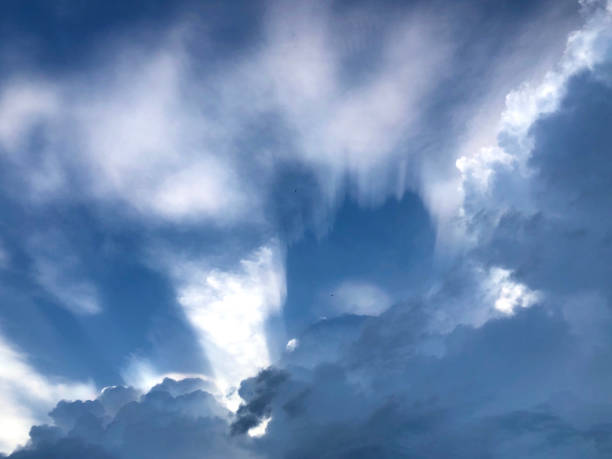 istock blue cloudy sky in the city 1241828707