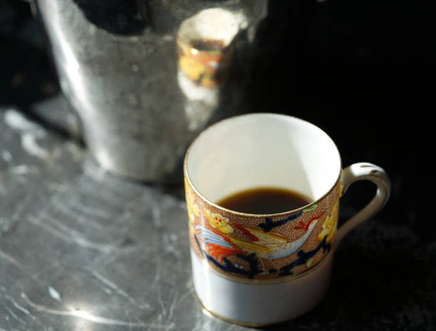 Demi-tasse of espresso Coffee tasse café stock pictures, royalty-free photos & images