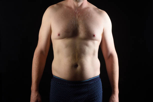 중년 남자의 초상화 - underwear men mens underpants male 뉴스 사진 이미지