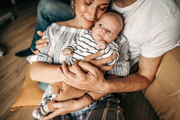 istock Our baby, our happiness 1241919335