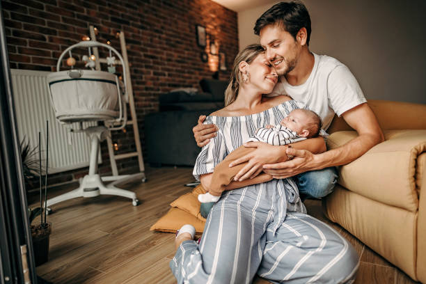 istock Our baby, our happiness 1241922526