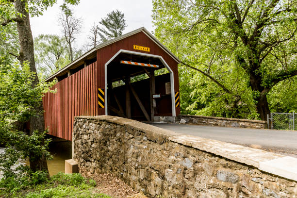 istock Bucher's Mill Covered Bridge, Lancaster County Pennsylvania 1241938650