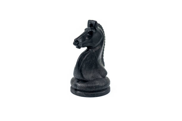 istock Knight Chess Piece against White Backgroond 1242016823