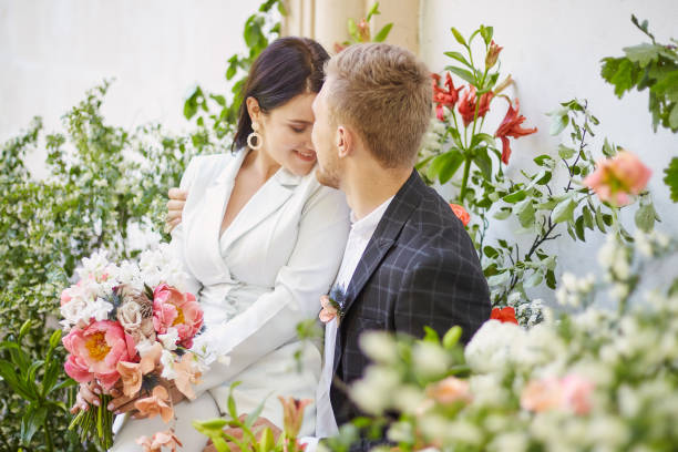 istock newlyweds are happy together 1242022114