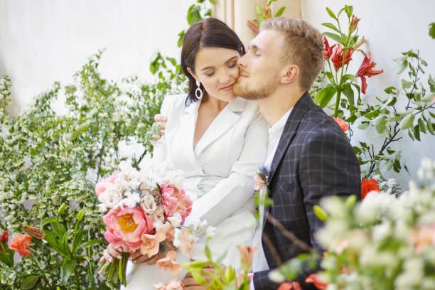 istock newlyweds are happy together 1242027999