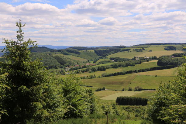 istock Mountains and valleys in the Sauerland 1242096238