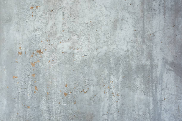 istock Worn surface of cracked paint on wooden board 1242134961