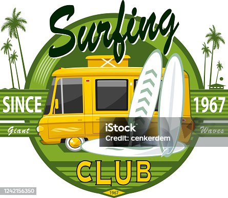 istock Surfing club 1242156350