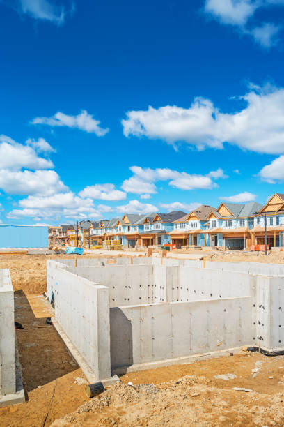 istock House foundation under construction in a new neighborhood 1242178854