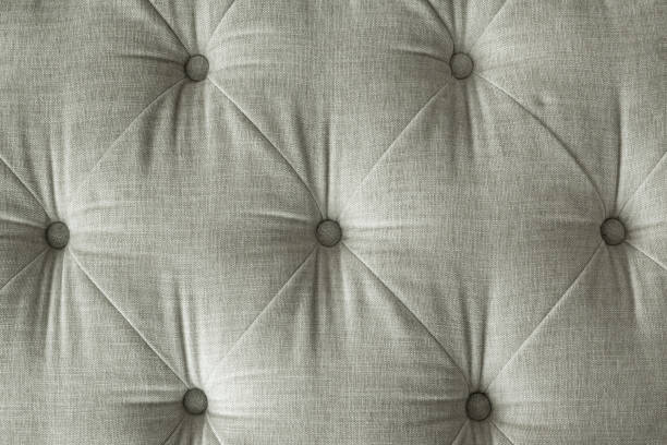 istock close up grey fabric sofa, texture and background of a grey sofa back with button detail on a thick cloth. 1242180459