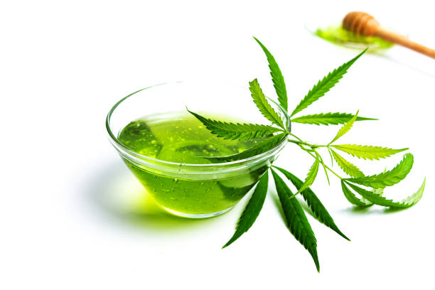 istock Marijuana honey in a bowl isolated 1242207002