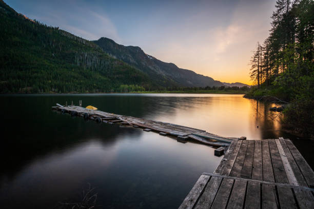 istock Sprout Lake Dock at Sunset 1242233623