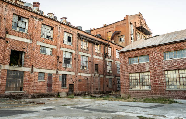 istock Abandoned Factory Plant 1242302192