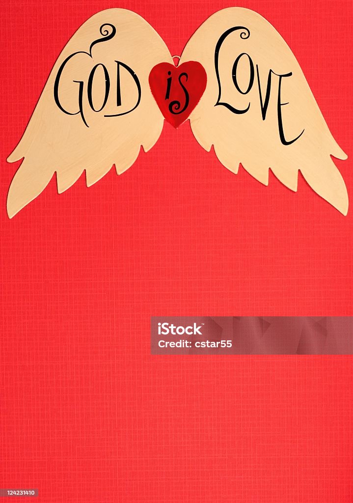 God is Love - Foto de stock de Adorno de navidad libre de derechos