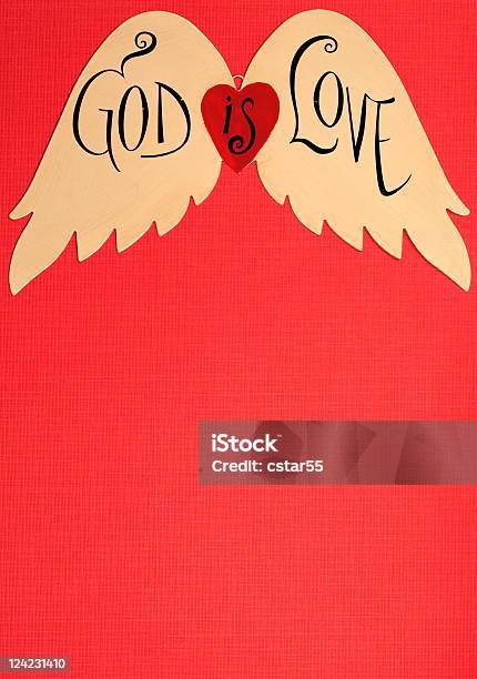 God Is Love Foto de stock y más banco de imágenes de Adorno de navidad - Adorno de navidad, Amor - Sentimiento, Color - Tipo de imagen