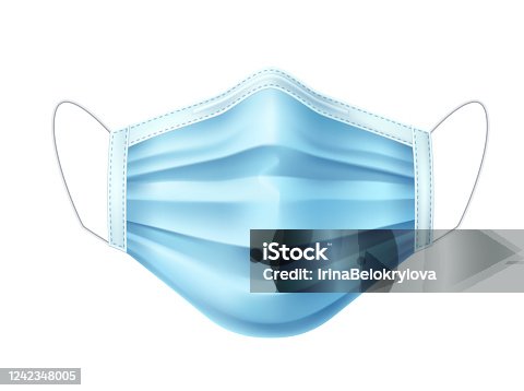 istock vector 3d facial mask air respirator infection 1242348005