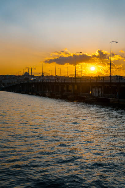 istock Golden Horn Metro Bridge Istanbul 1242364703