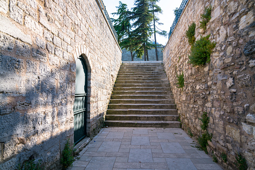 Balat-Turkey, stairs, walls, facades, outside