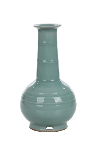 Ceramic Vase isolated on white background
