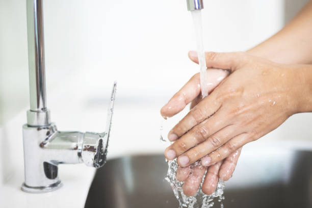 istock Hand sanitizer for protection corona virus 1242577545